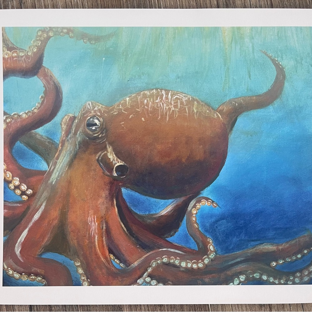 Vibrant Octopus Art Print